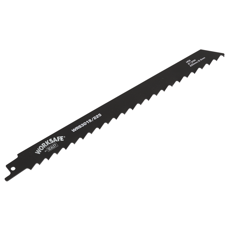 Sealey Reciprocating Saw Blade for Wood 225mm 3TPI - Pack of 5