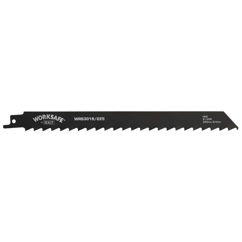 Sealey Reciprocating Saw Blade for Wood 225mm 3TPI - Pack of 5
