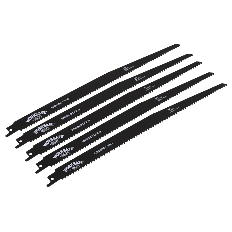 Sealey Reciprocating Saw Blade 150mm 6tpi - Pack of 5