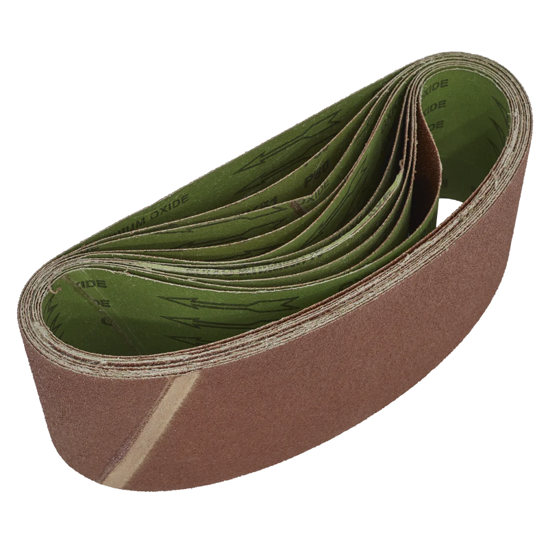 Worksafe Sanding Belt 100 x 610mm 80Grit Pack of 10