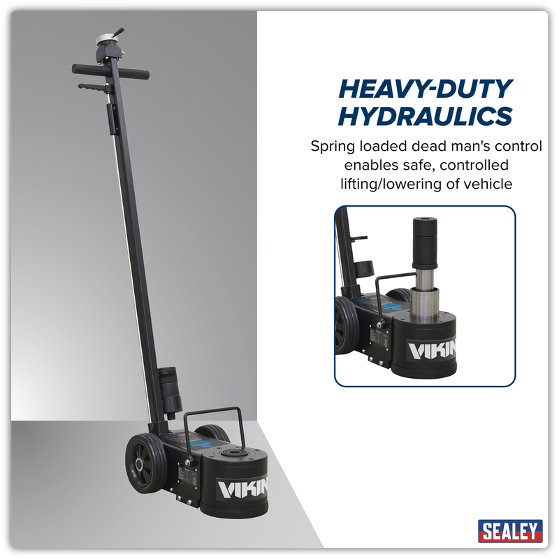 Sealey Premier Viking Air Operated Telescopic Jack 30 Tonne Capacity
