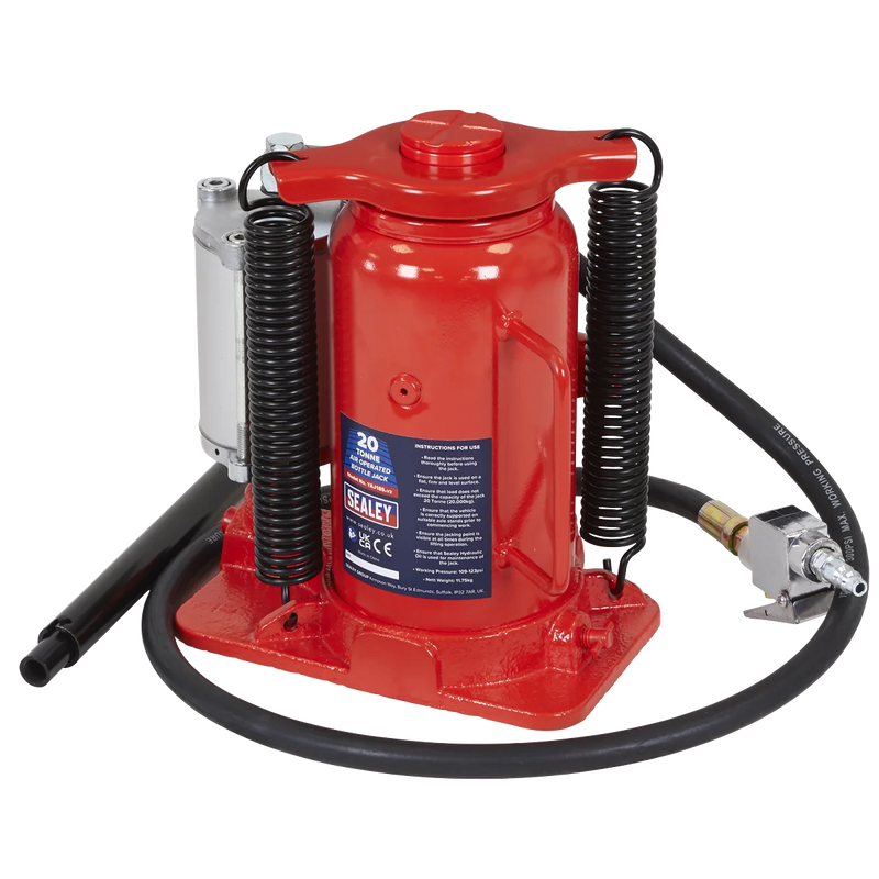 Sealey Air Operated Bottle Jack 20 Tonne Capacity YAJ18S