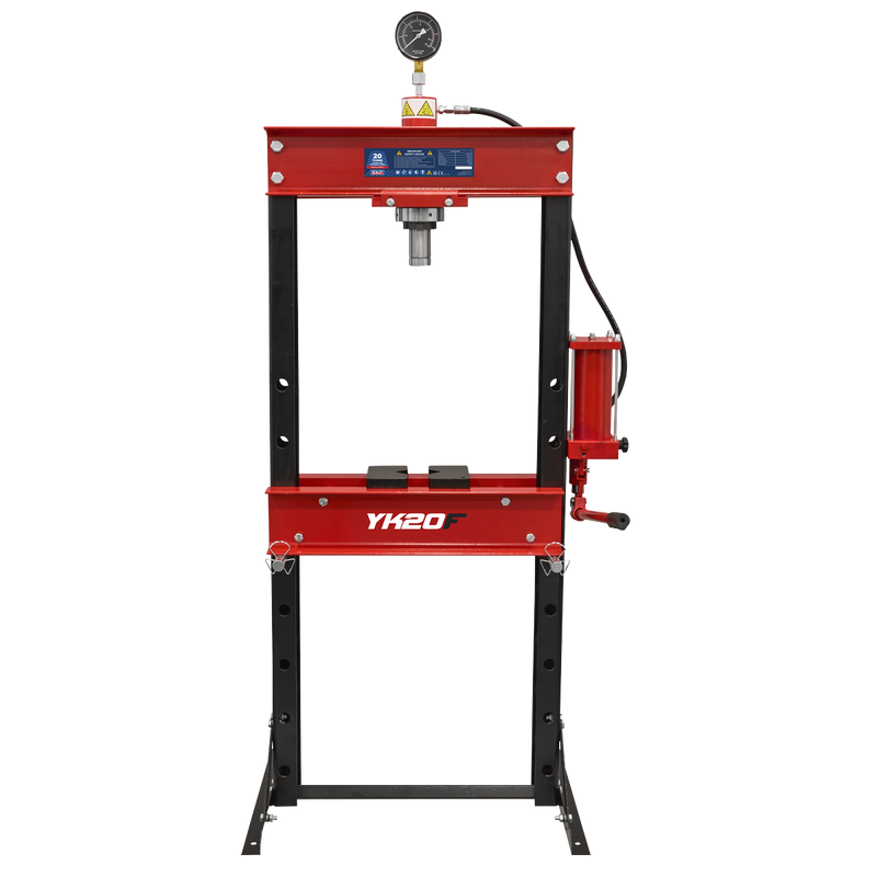 Sealey Hydraulic Press 20 Tonne Model YK20F Floor Mounted