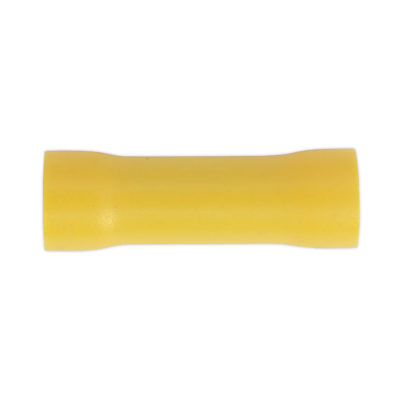 Sealey Butt Connector Terminal 5.5mm Yellow Pack of 100