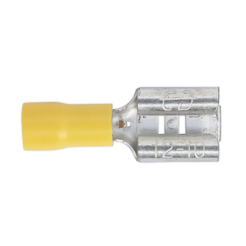 Sealey Push-On Female Terminal 6.3mm - Pack of 100