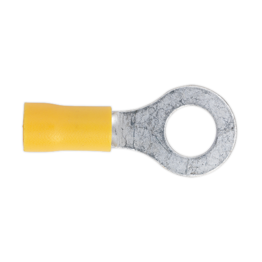 Sealey Easy-Entry Ring Terminal 8.4mm Yellow Pack of 100