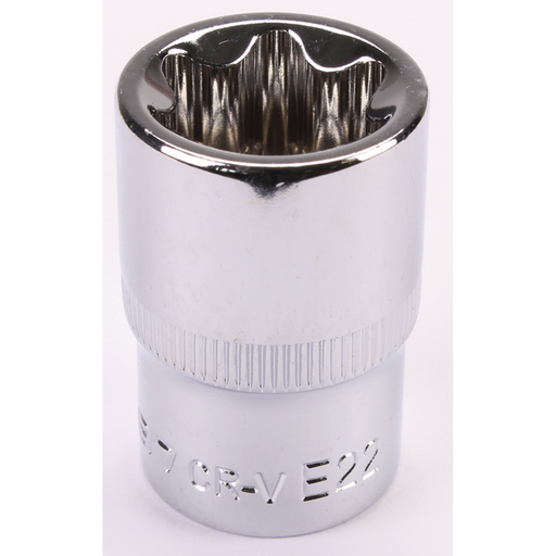 Sealey 1/2"Dr Trx-Star Socket (F) E22 (Mirror Finish)