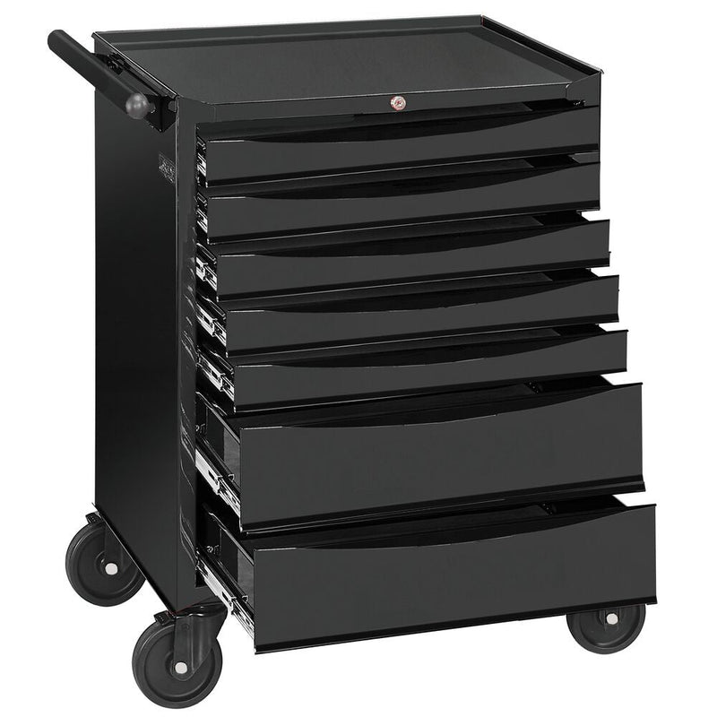 Teng Tools 26" Classic Roller Cabinet 7 Drawer Black