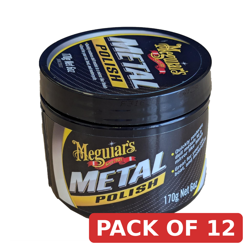 Meguiar's G1211600EU All Metal Polish 170g - Mirror-Bright Finish