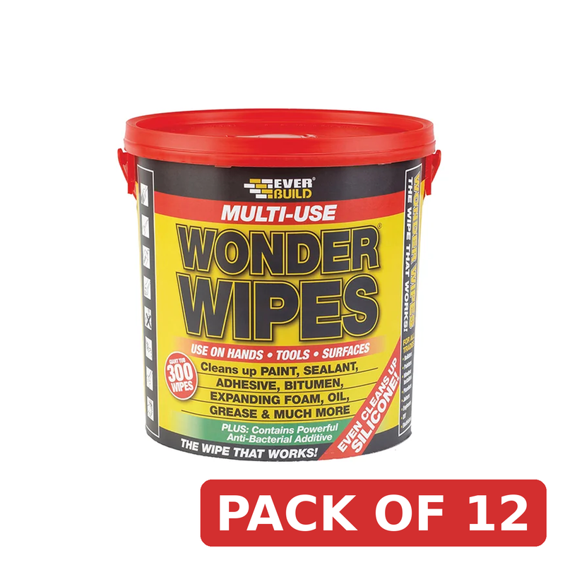 Everbuild Sika Giant Wonder Wipes (Tub 300) - 484948