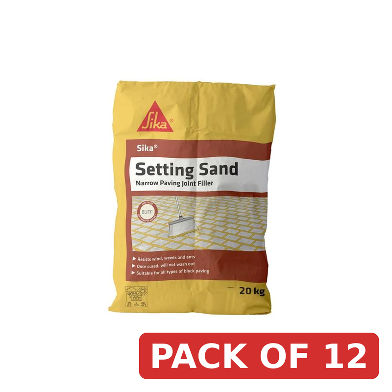 Everbuild Sika Sika Setting Sand Buff 20kg - 442722