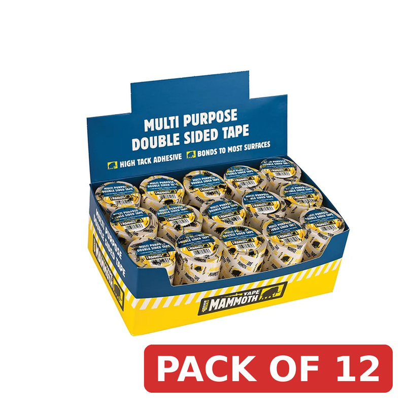 Everbuild Sika Double-Sided Tape 50mm x 5m Display 30 Pieces - 488737