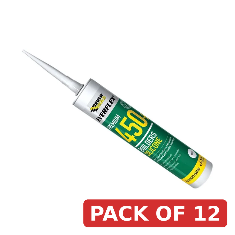 Everbuild Sika Everflex® 450 Builders Silicone Sealant Oak 300ml - 484835