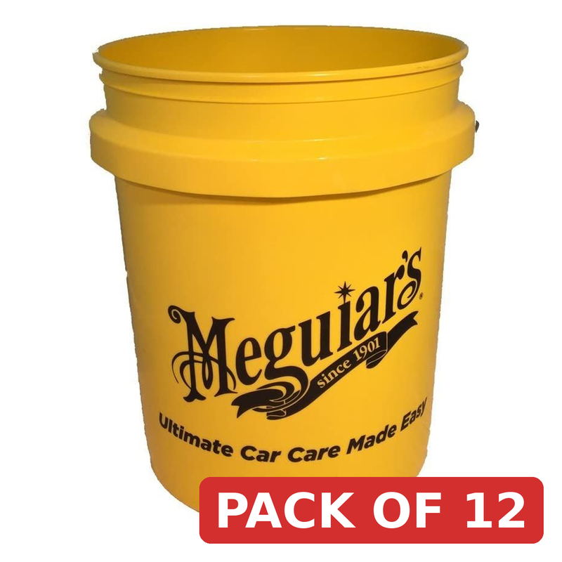 Meguiar's Bucket 19L Yellow RG203 for Car Detailing