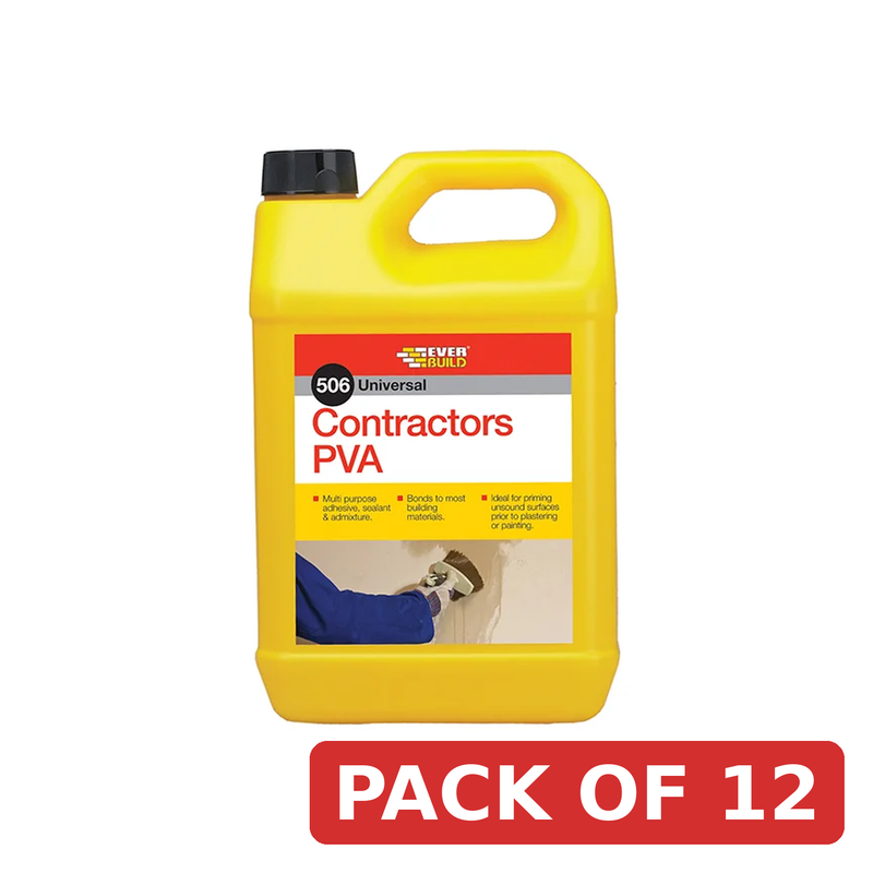 Everbuild Sika Contractor's PVA 5 litre - 489453