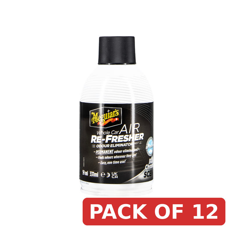 Meguiar's Air Re-Fresher Odor Eliminator Black Chrome Scent 59ml