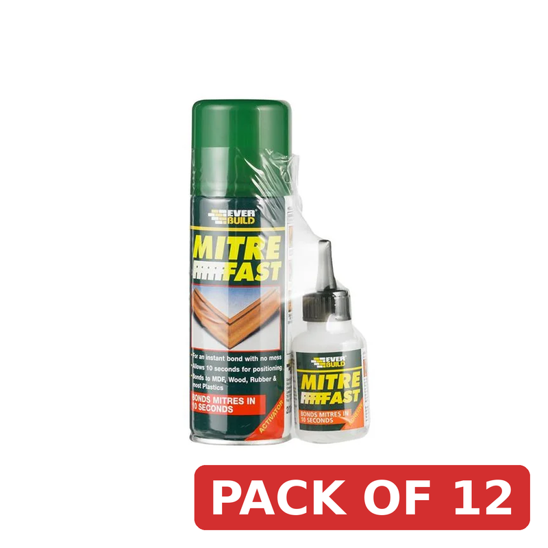 Everbuild Sika 24pc Mitre Fast Bonding Kit (Shrink Wrapped) - 462029 set