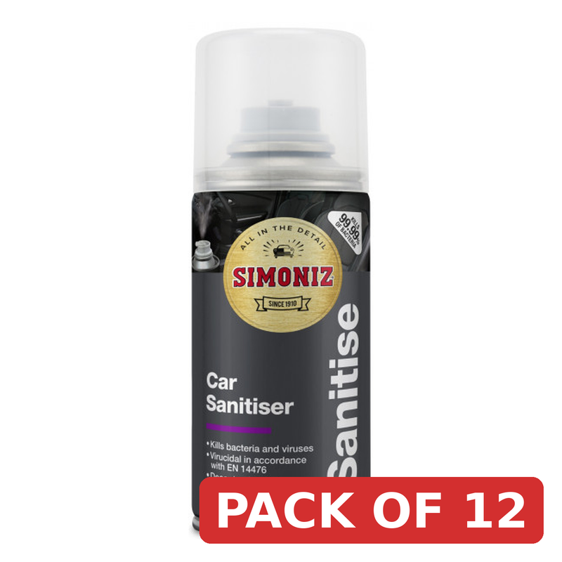 Simoniz 150ml Car Sanitiser for Interior Cleaning