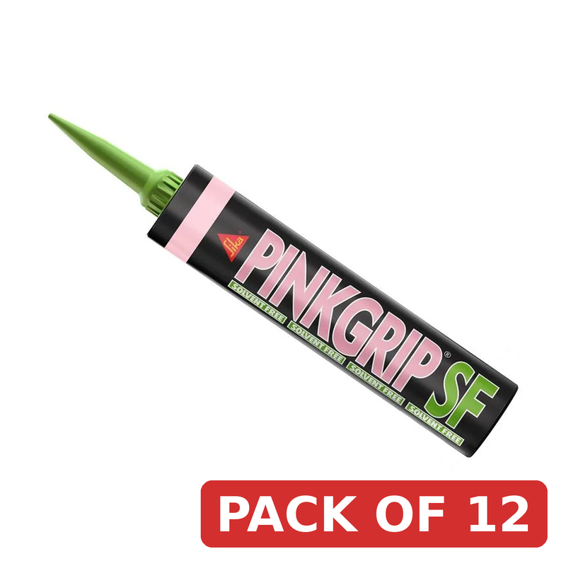 Everbuild Sika Pinkgrip Solvent-Free Cartridge 380ml - 486023