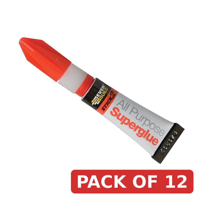 Everbuild Sika Stick 2 All Purpose Superglue 3g - 483372