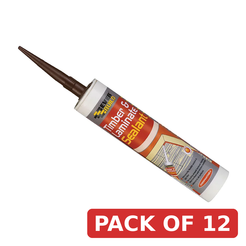 Everbuild Sika Timber & Laminate Sealant Oak 290ml - 483199