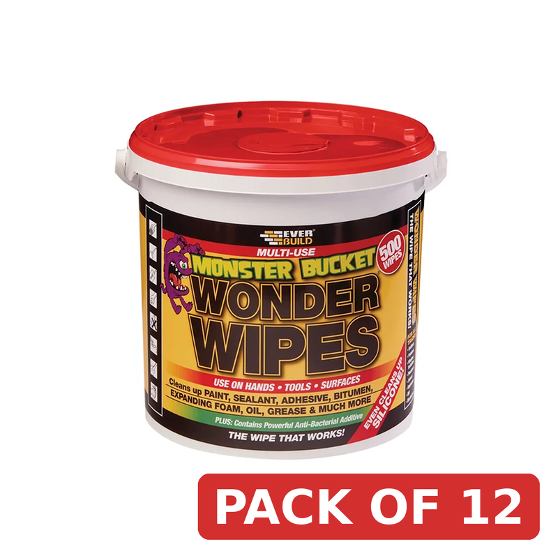 Everbuild Sika Monster Wonder Wipes (Tub 500) - 524290