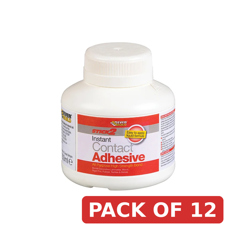 Everbuild Sika STICK2® All-Purpose Contact Adhesive 250ml - 484613
