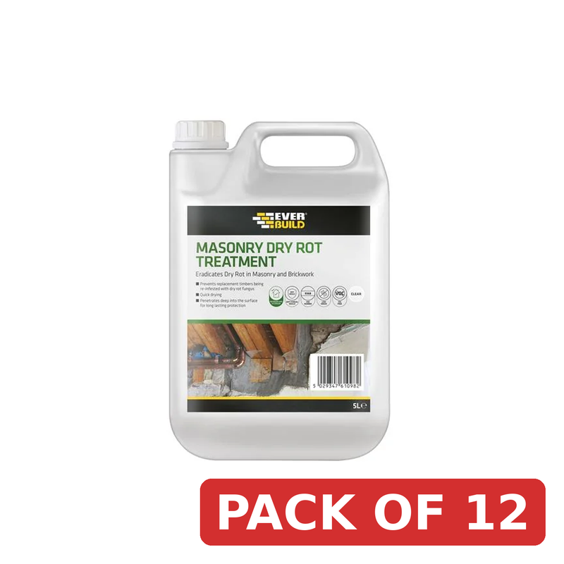 Everbuild Sika Masonry Dry Rot Treatment 5 litre - 483768