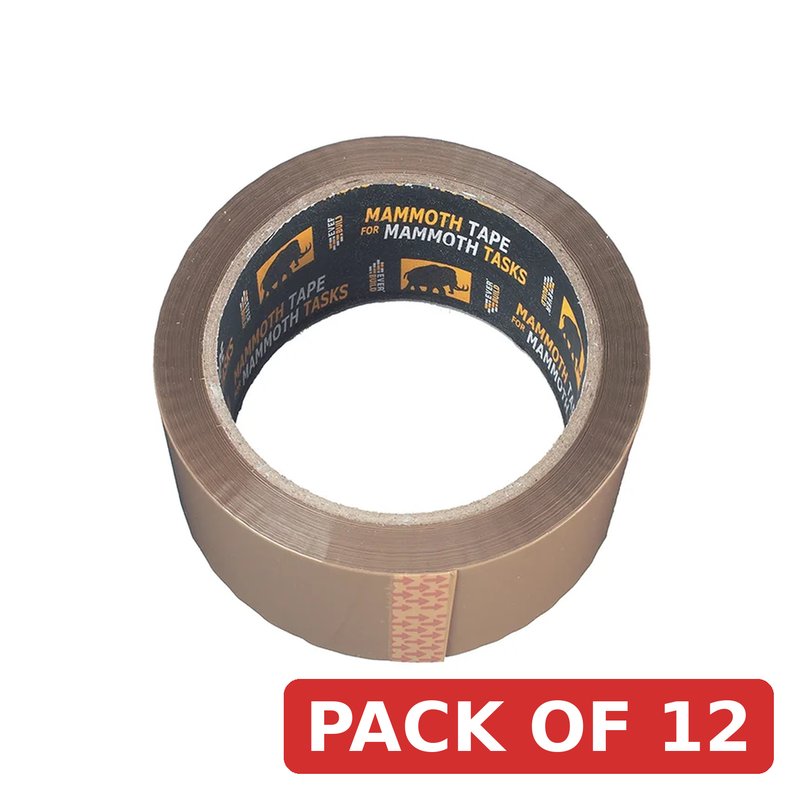 Everbuild Sika Labelled Packing Tape Brown 48mm x 50m - 488640
