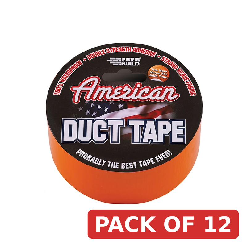 Everbuild Sika American Duct Tape 50mm x 25m Orange - 487240