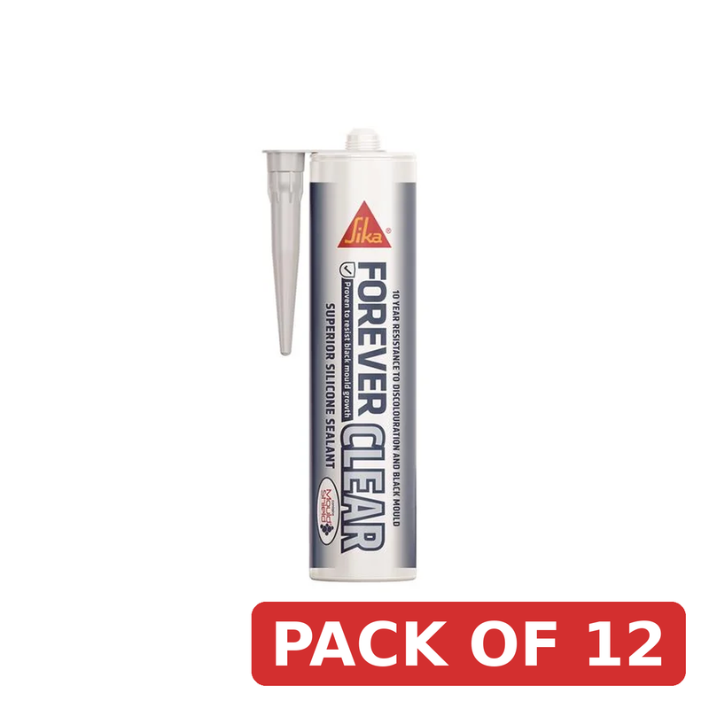 Everbuild Sika Sika® Forever Clear Sealant 295ml - 858501