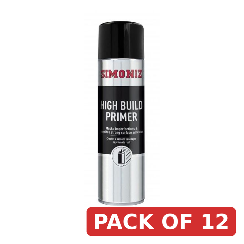 Simoniz High Build Primer Spray Putty Filler 500ml SIMB90D