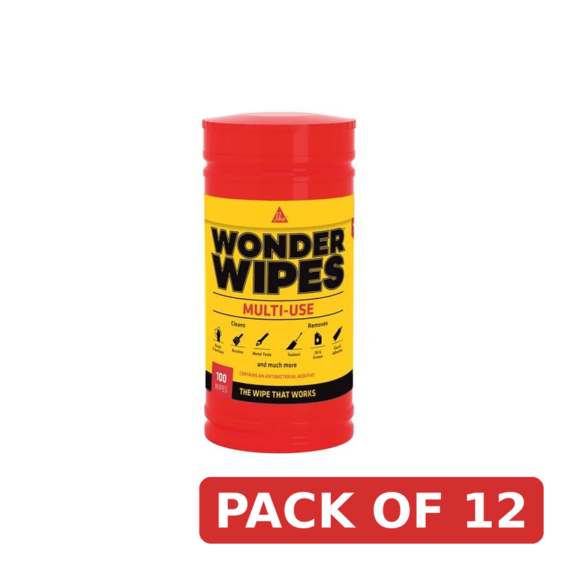 Everbuild Sika Wonder Wipes Tub x 100 - 467442