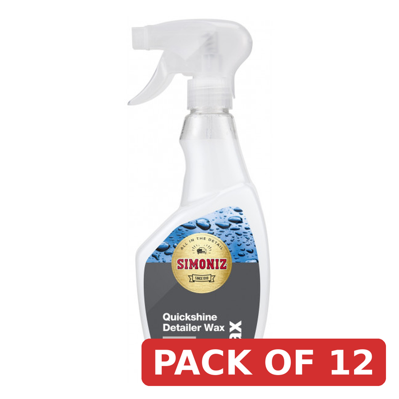 Simoniz Quickshine Detailer 500ml - Instant Shine & Protection