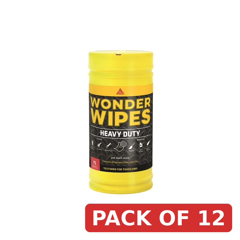 Everbuild Sika Heavy-Duty Wonder Wipes (Tub 75) - 467443