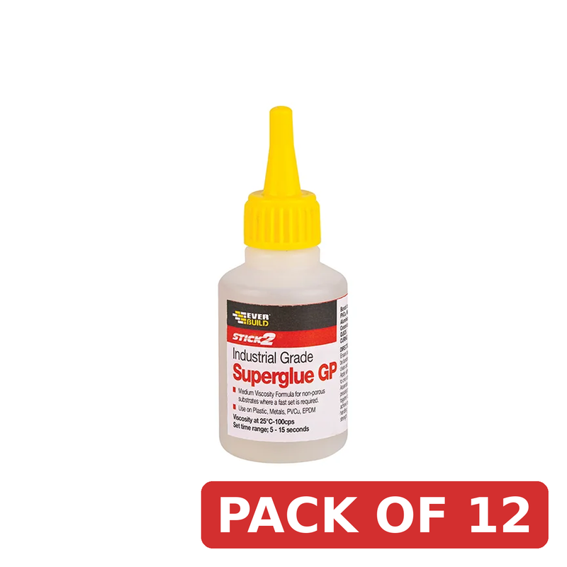 Everbuild Sika Industrial Superglue General Purpose 20g - 484651