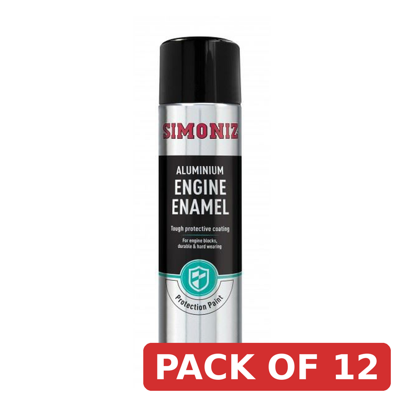 Simoniz Enamel Matt Aluminium Engine Spray Paint 500ml