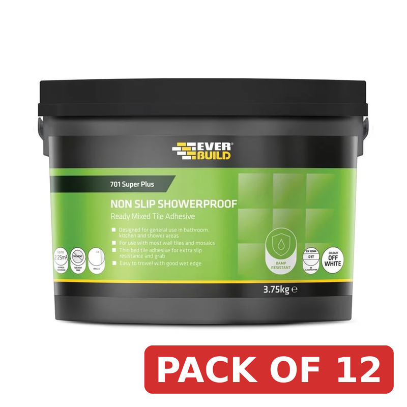 Everbuild Sika 701 Non Slip Tile Adhesive 5L/7.5kg - 487067