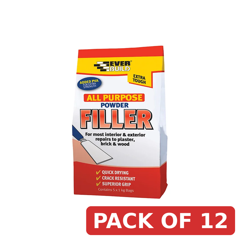 Everbuild Sika All Purpose Powder Filler 5kg - 480444