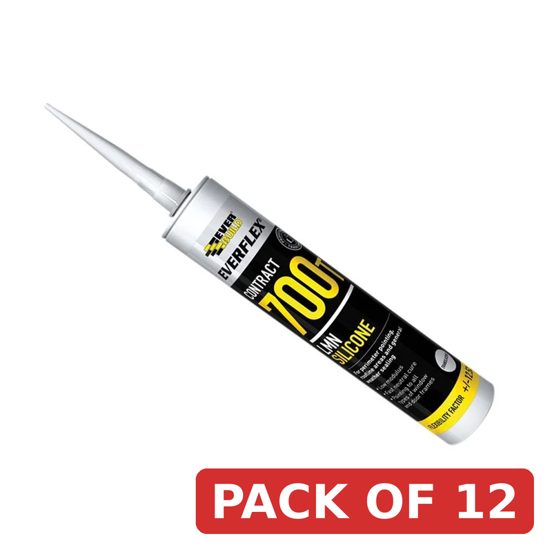 Everbuild Sika Everflex® 700T LMN Silicone Translucent 300ml - 486160
