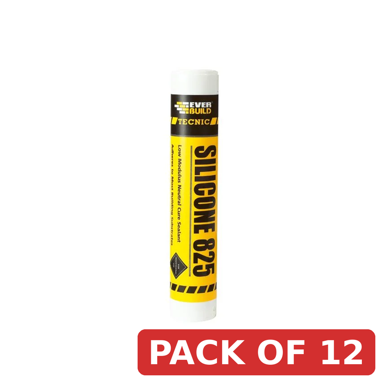 Everbuild Sika Tecnic Silicone 825 Dark Anthracite 7016 380ml - 534360