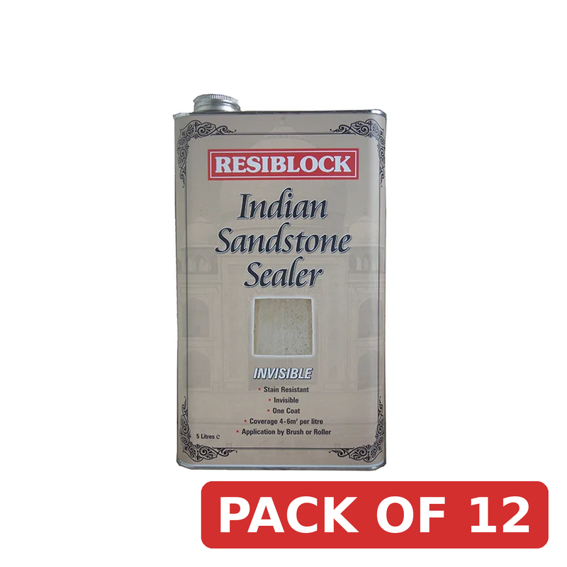 Everbuild Sika Resiblock Indian Sandstone Sealers Invisible 5 litre - 173783
