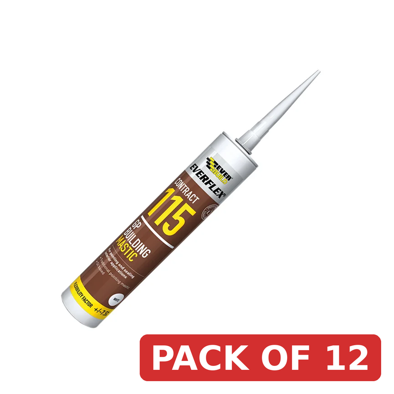 Everbuild Sika Everflex® 115 General Purpose Building Mastic White 285ml