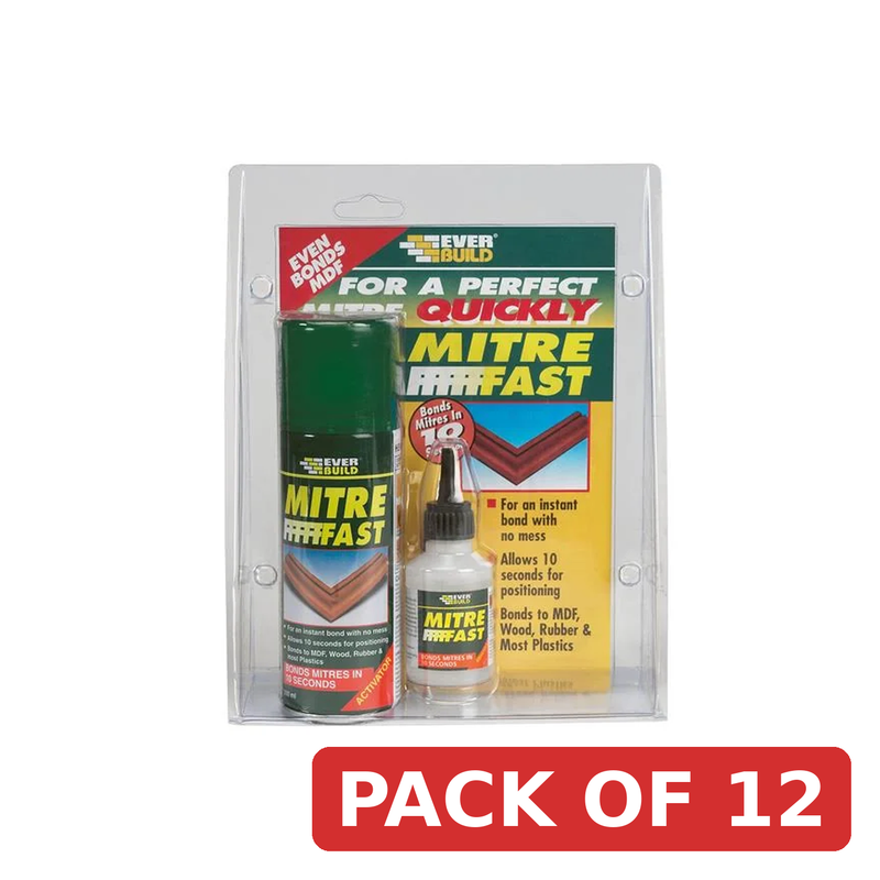 Everbuild Sika 6pc Mitre Fast Bonding Kit Large - 489750 set