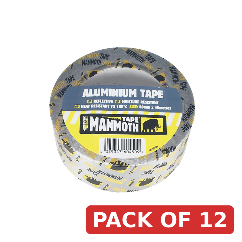Everbuild Sika Aluminium Tape 50mm x 45m - Silver