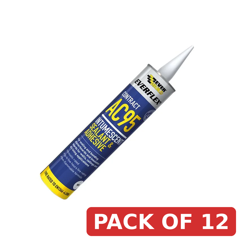 Everbuild Sika AC95 Intumescent Acoustic Sealant 900ml - 486163