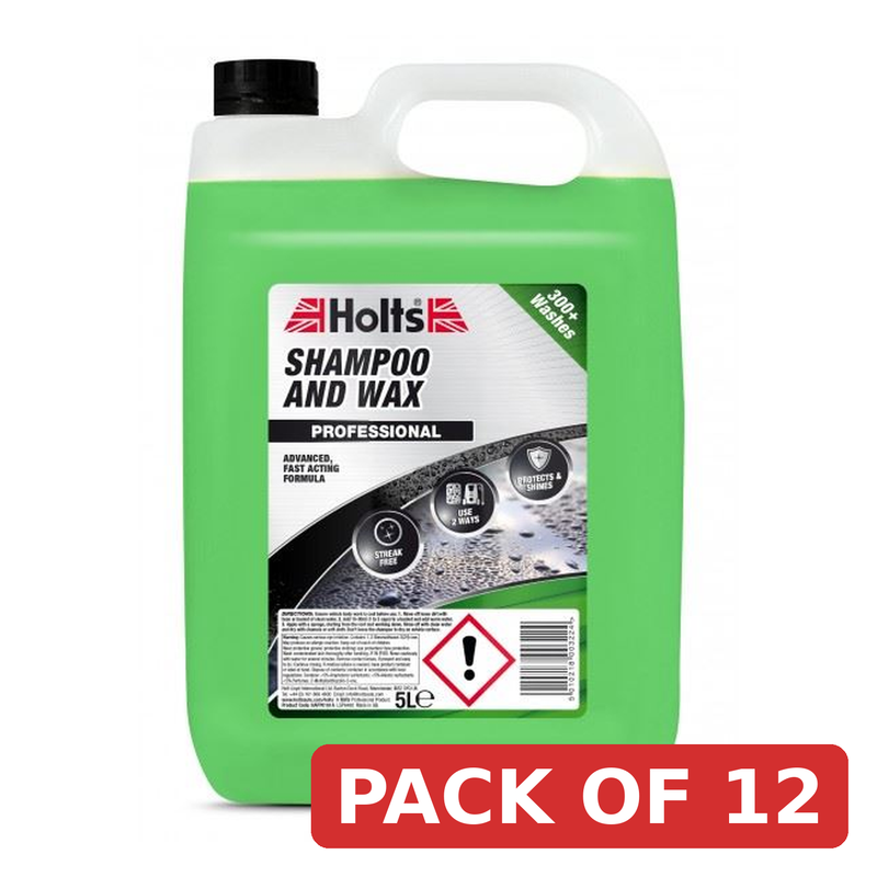 Holts Car Wash Shampoo & Wax - 5 Litre