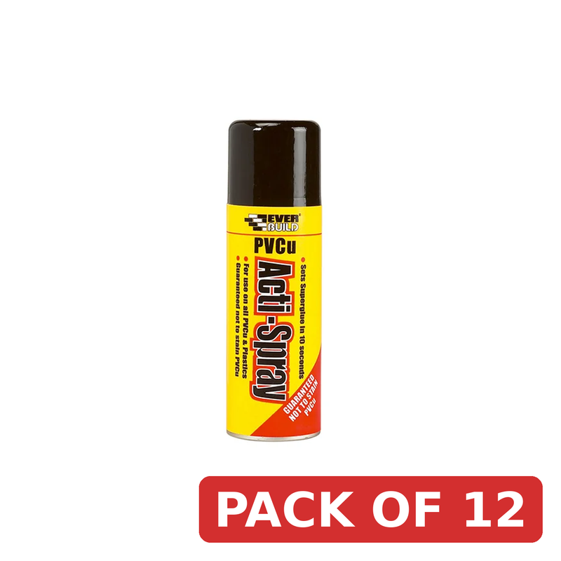 Everbuild Sika PVCu Acti-Spray 200ml - 486901