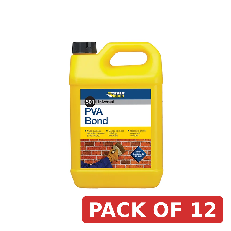 Everbuild Sika 501 PVA Bond 5L - 482246
