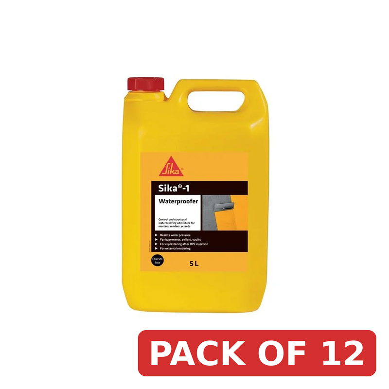 Everbuild Sika Sika-1 Waterproofer 5 litre - 114448